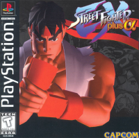 Street Fighter EX Plus Alpha Playstation US box art